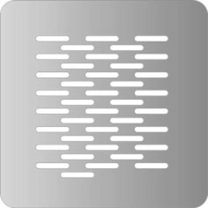 Rvs Design Deksel Bi 100X100Mm Plieger-Miro Click Bu125X125Mm