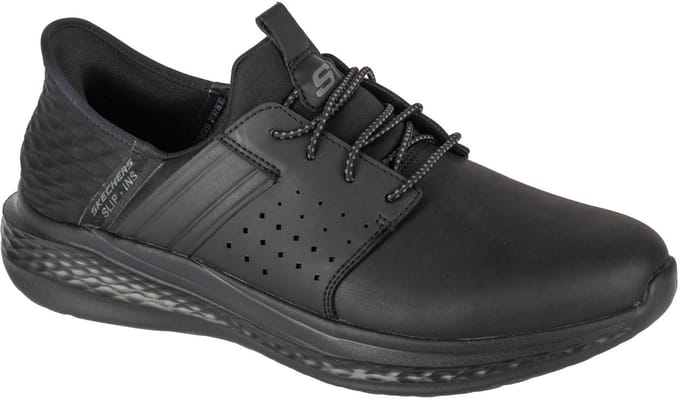 Skechers Slade - Zachary Heren Instappers - Zwart - Maat 42.5