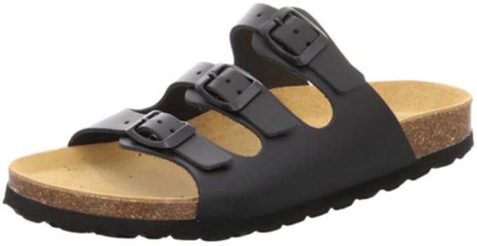 Natural Sense leren muiltje muiltjes dames 1152536 zwart