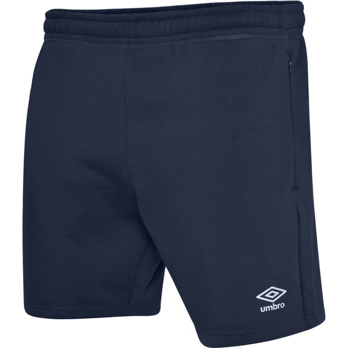 Umbro Heren Club Vrijetijdsshort (Marineblauw/Wit)