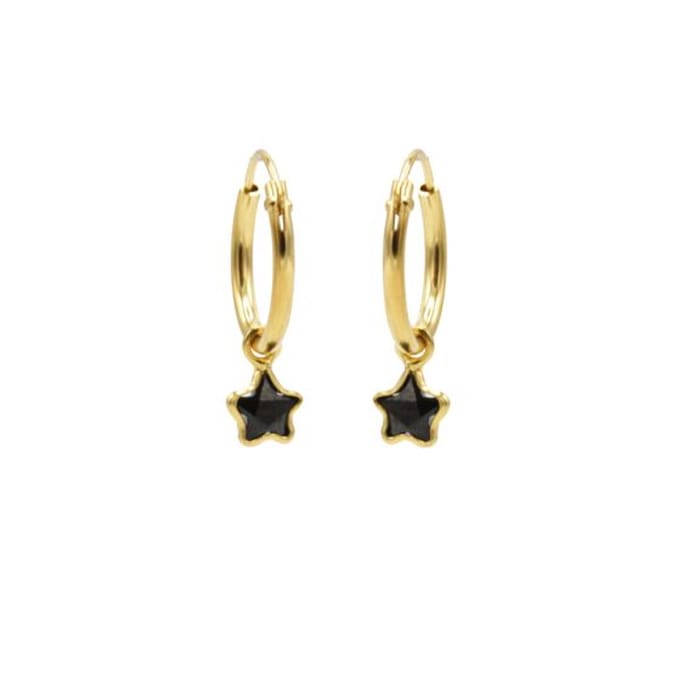 Karma Symbols oorbel ster Goud-M2212B