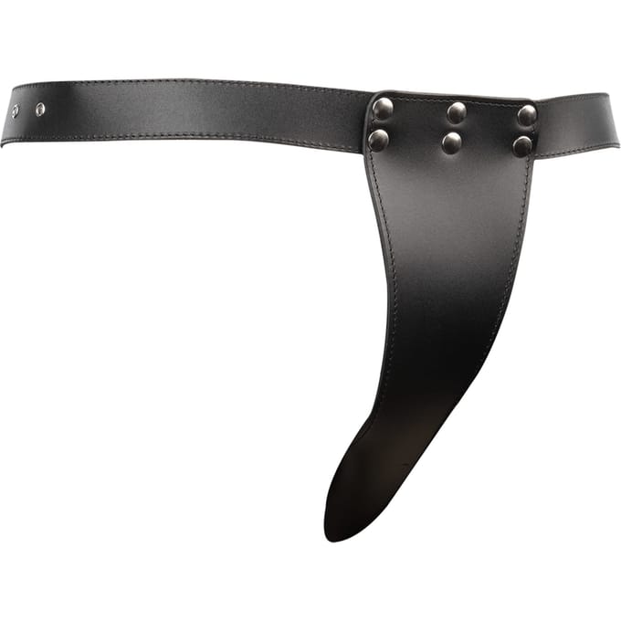 Rimba - Leren Slip - Dildo aan Binnenzijde - Afmetingen Dildo 12 x 3.5 cm