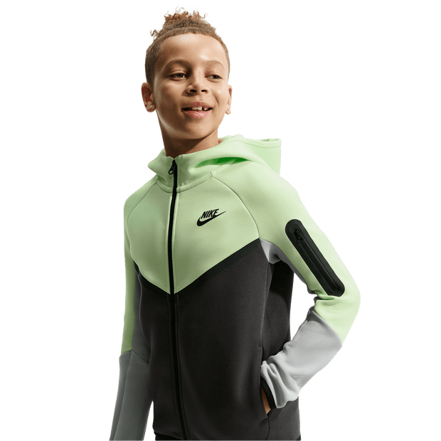 Nike Tech Hoodies Kinder - Geel - Maat 137 - 147 CM