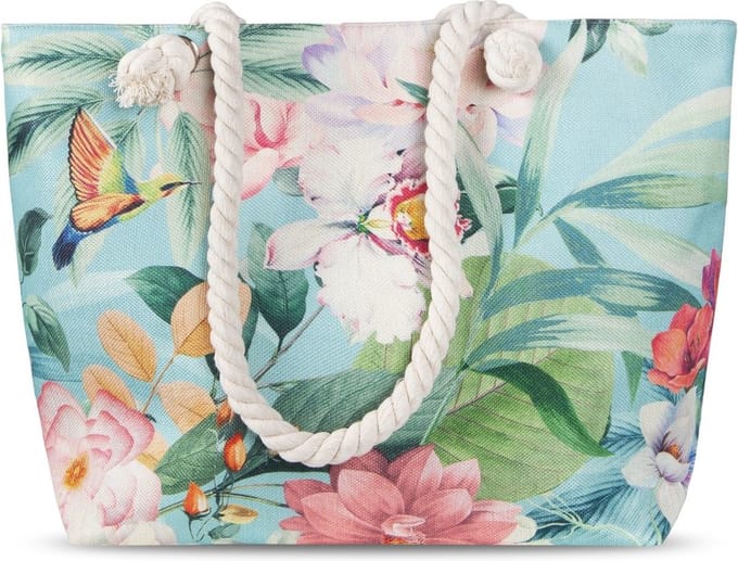 Strandtas Fungi - 43x60 cm no.30389 multi