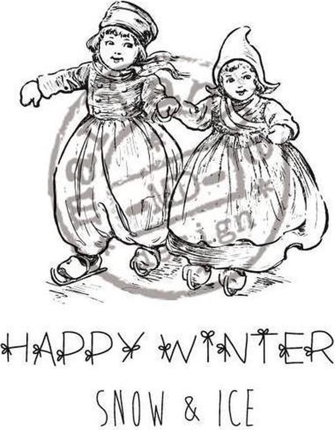 Marianne Design Stempel Happy Winter CS0906