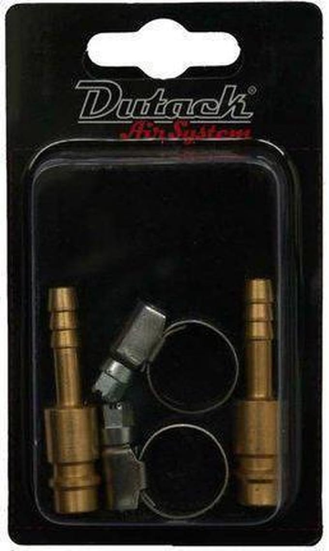 Dutack Koppeling insteeknippels-slangpilaar [2x]  6mm Euro.4842103