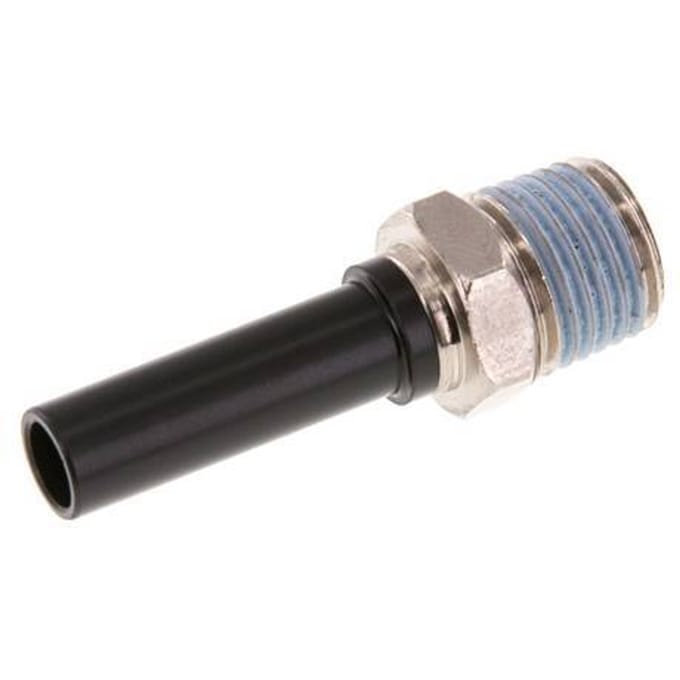 8mm x R1/4'' insteekfitting Messing/PA 66 buitendraad NBR [5 Stuks]