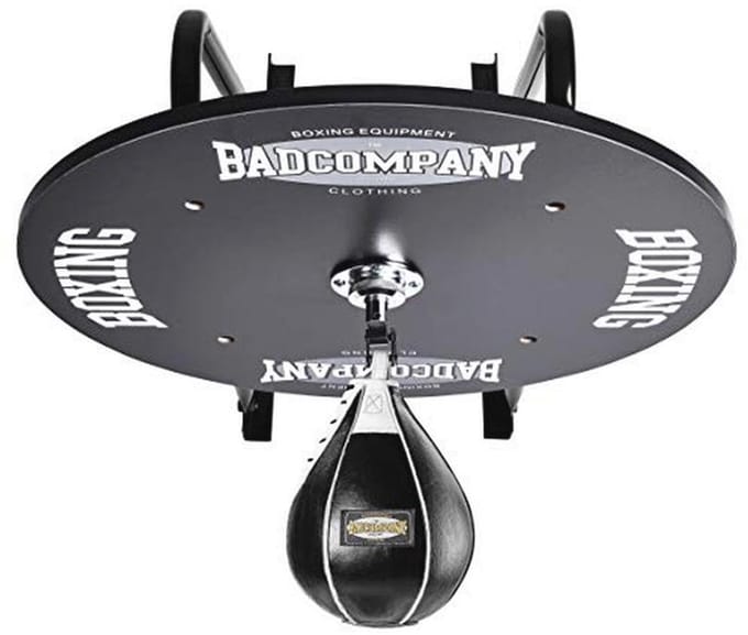 Speedball Platformset - Boksbal Systeem - Thuis Trainen - Draaibare Kogellagers - 60 cm Diameter - Zwart