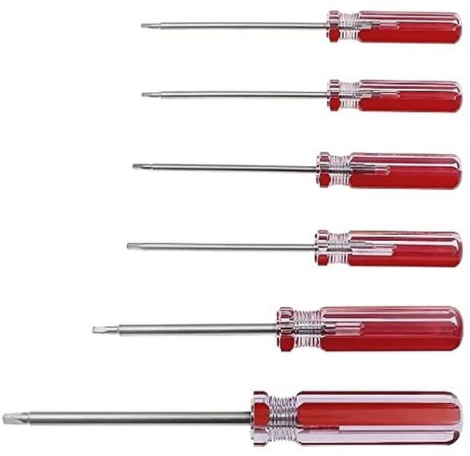 Driehoekige Schroevendraaierset - 6 Stuks Magnetische Schroevendraaierbits 1,8 mm tot 4,2 mm