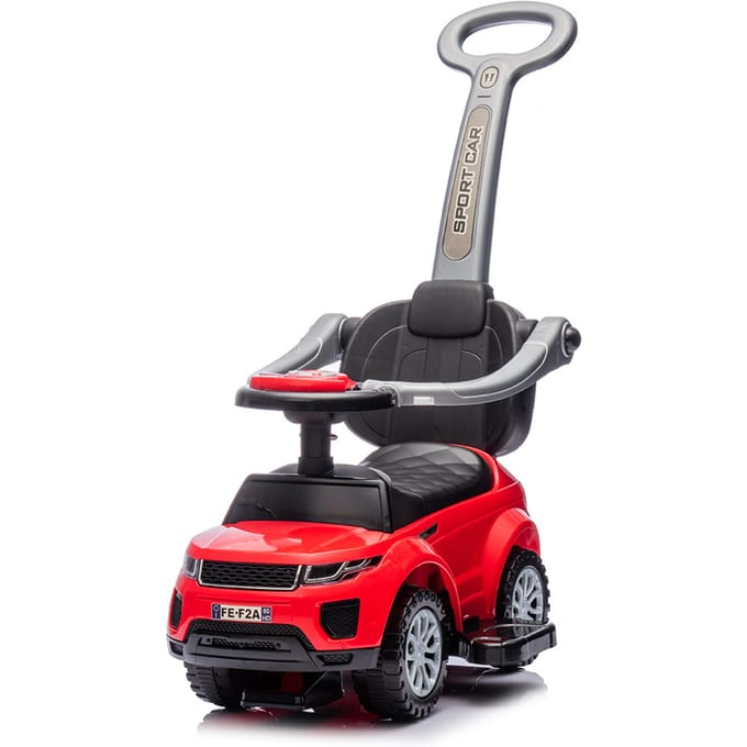 Billy Loopauto met Duwstang Mora Rood