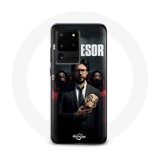 Coque - La Casa De Papel - Samsung Galaxy S20 Ultra - Souple - Noir - Protection