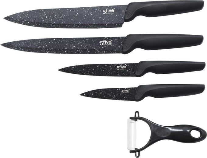 Messen Set Secret de Gourmet Schiller Keramisch 5 Onderdelen