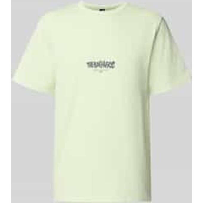Relaxed fit T-shirt van puur katoen met logoprint
