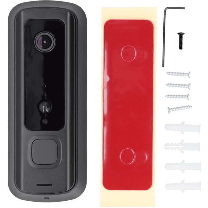 H3 MINI 720P WIFI Visuele Deurbel Waterdicht PIR-sensor Draadloze Intercom Video Deurbel Huis zwart