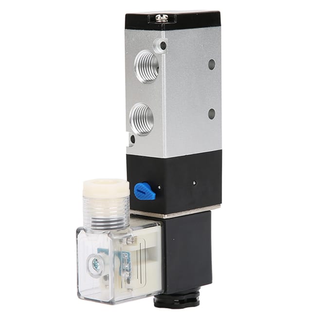 4V210 08 Solenoïde Luchtklep 2 Posities 5 Poorten Pneumatische Regelklep (DC12V)