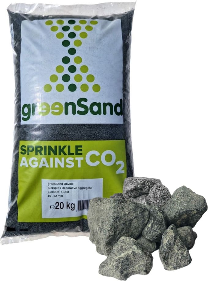 greenSand olivijn siersplit (16-32 mm) 20 kg
