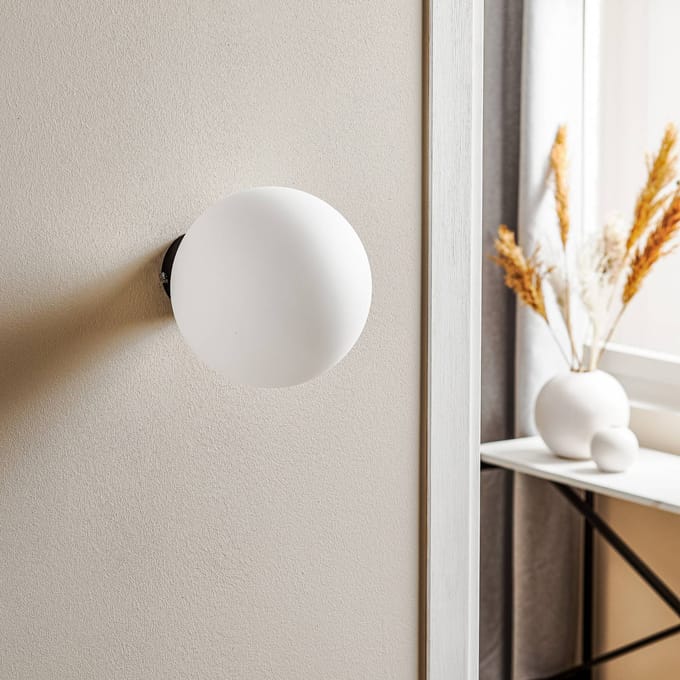 ALDEX Wandlamp Dione, wandbevestiging zwart