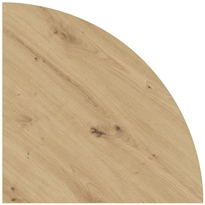 Hoeksteun Breno, koppelbaar blad voor bureaus Breno, L 800 x B 800 mm, espen eik