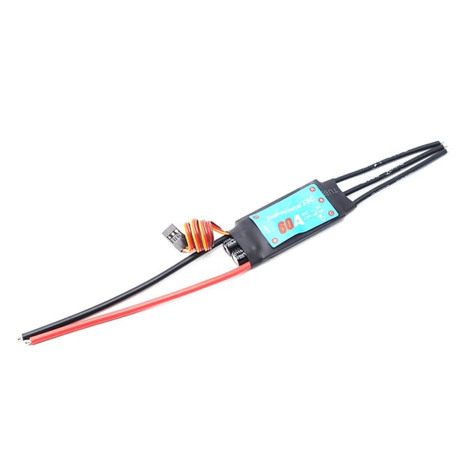 60A borstelloze ESC bidirectionele elektronische snelheidsregelaar voor RC-auto, boot, afstandsbediening, schip 30A
