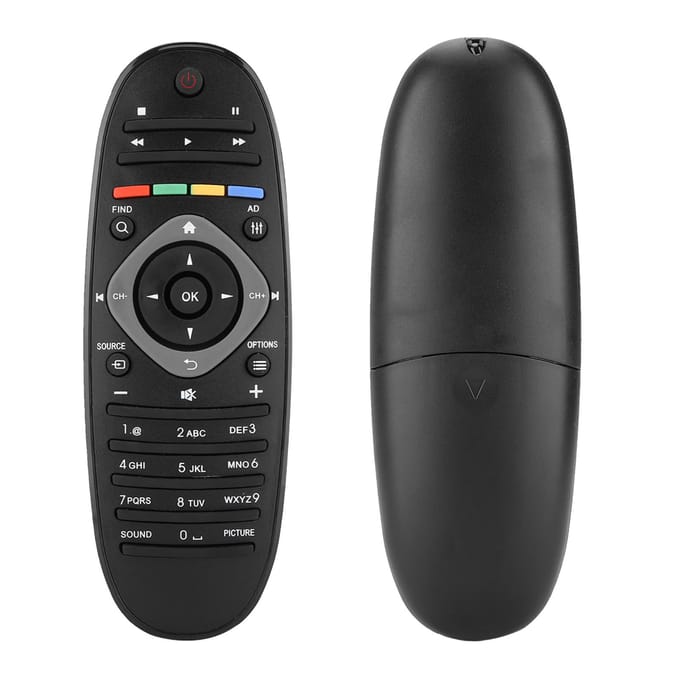 Duurzaam ABS Stabiel Gebruiksvriendelijk Gevoelige Vervangende Smart TV Afstandsbediening Universeel voor Philips beige
