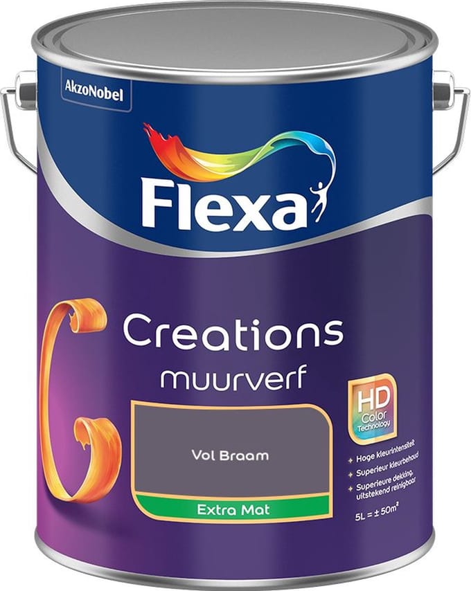 Flexa - Creations Muurverf Extra Mat - Vol Braam - Mengverf - 5 L