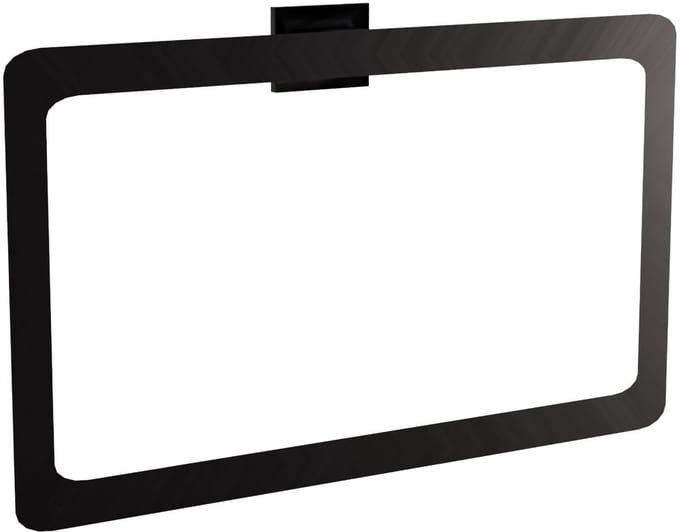 Rea 210 Oste - Handdoekhouder - Zwart - 22,5X6X13,5Cm