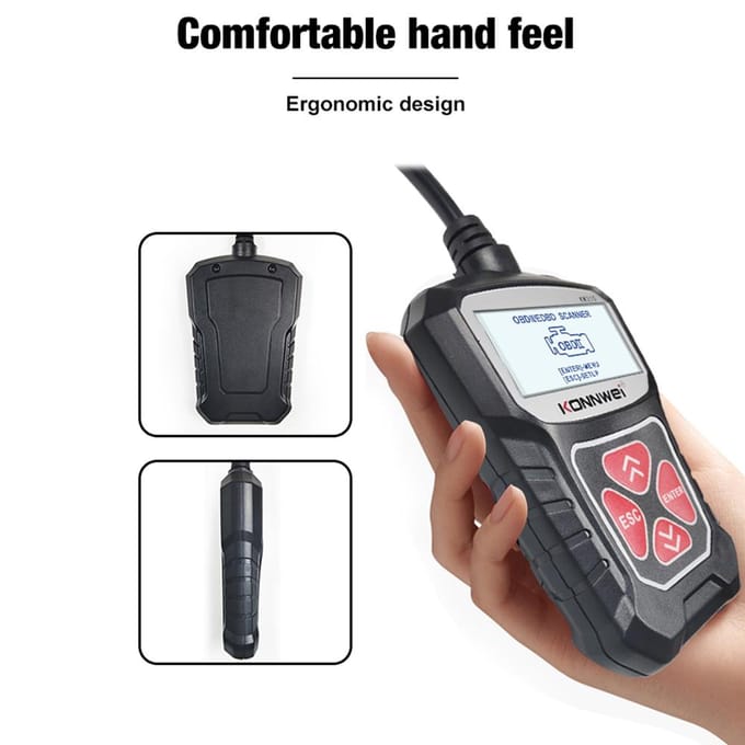 KONNWEI KW310 Universele autoscanner Professionele autocodelezer Voertuig KAN diagnostische scan