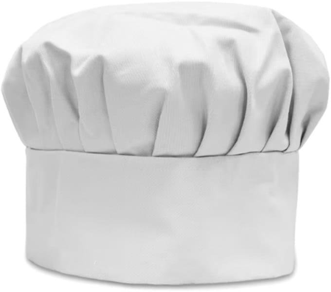 Koksmuts – Wit – Elastische Koks Muts – Comfortabele Chef Hoed – Keukenmuts voor Horeca & Thuisgebruik – Ademend & Wasbaar – Unisex Koks Accessoire