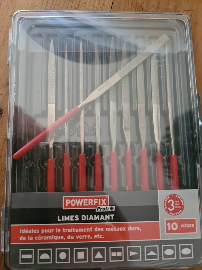 Powerfix Diamant Sleutelvijlen 10 - delig