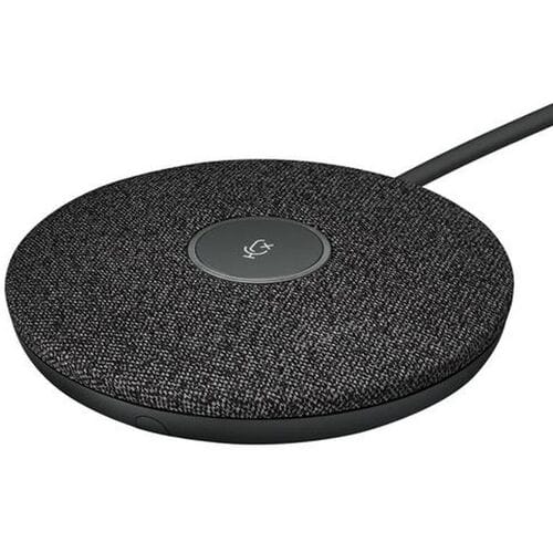 Logitech Rally Mic Pod - Tafelmicro - Ideaal voor meetingruimetes - Zwart - WW