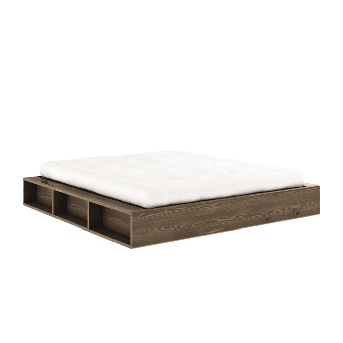 Karup Ziggy bed - 180 x 200 cm - 106 Carob brown lacquered