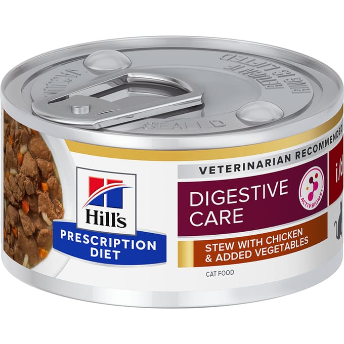 48x82g i/d Digestive Care Stoofpotje met Kip Hill's Prescription Diet Kattenvoer