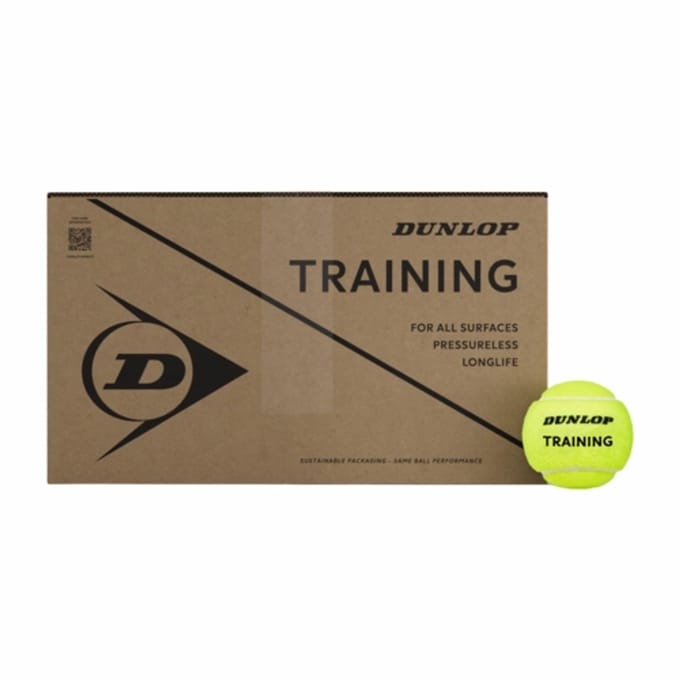 Dunlop Tb Trainings Tennisballen Doos Geel 72 Balls