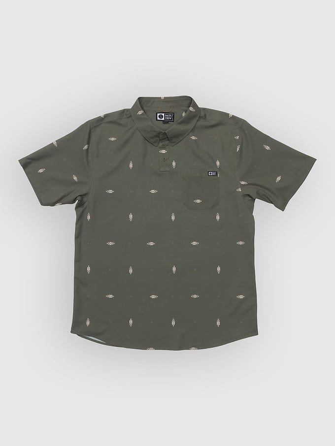 Salty Crew Breezer Perf Polo groen