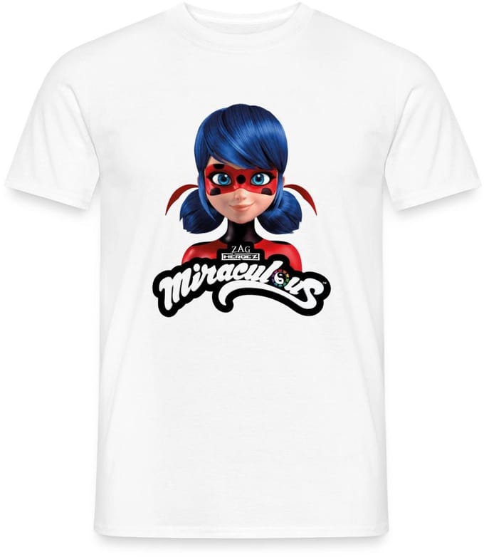 Miraculous Ladybug Met Logo T-Shirt Heren