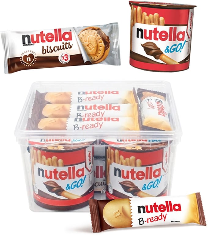 Nutella snackbox mix van 738g - Nutella biscuits, B-ready & Go! - Individuele verpakte koekjes