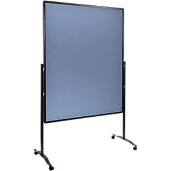 Presentatiewand Legamaster PREMIUM PLUS mobiel, textiel, blauwgrijs