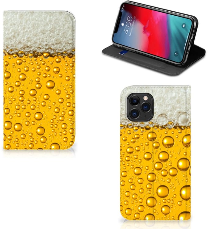 Standcase Hoesje voor Apple iPhone 11 Pro Flip Style Cover Bier