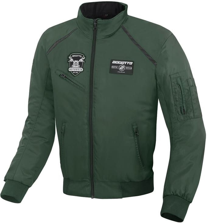 Bogotto Boston Donkergroen Textiele Motorjas - Jas