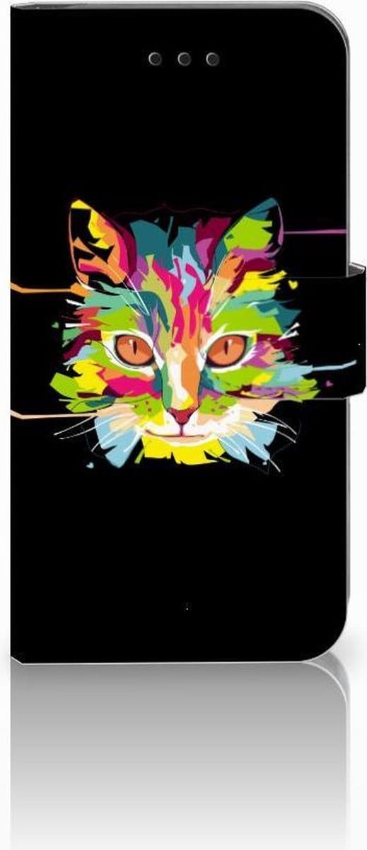 Apple iPhone X | Xs Leuk Hoesje Cat Color