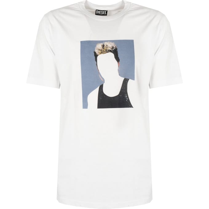 Diesel T-Shirt T-Just Mannen Wit