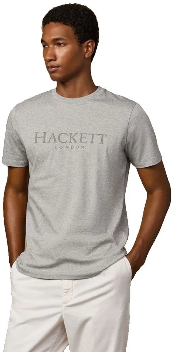 Hackett Heritage Ess T-shirt Met Korte Mouwen Grijs 3XL Man