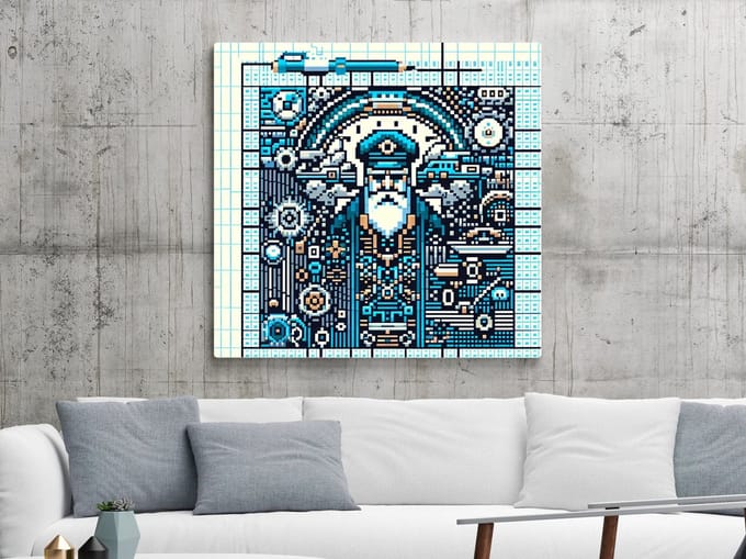 Kunstprint | Wanddecoratie | Dibond | 40 × 40 cm