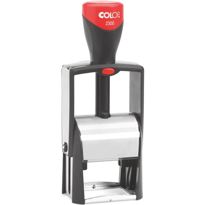 Tekststempel Colop 2300 personaliseerbaar 7regels 44x29mm