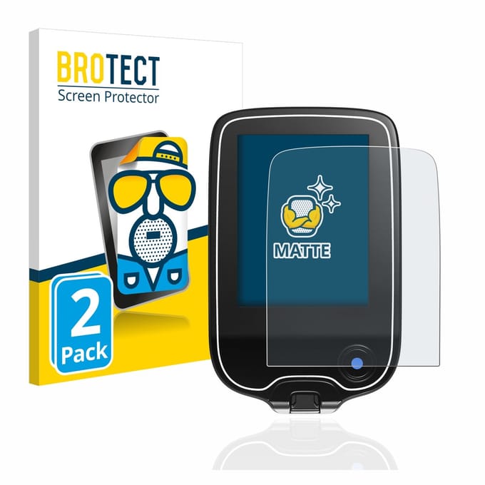 BROTECT - Screenprotector voor Freestyle Libre 2 - Folie Beschermfolie matte 2 Stuks