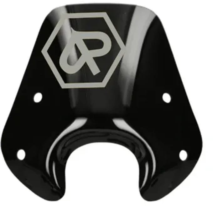 Piaggio Zip Stickerset - Windscherm Stickers - Zilver