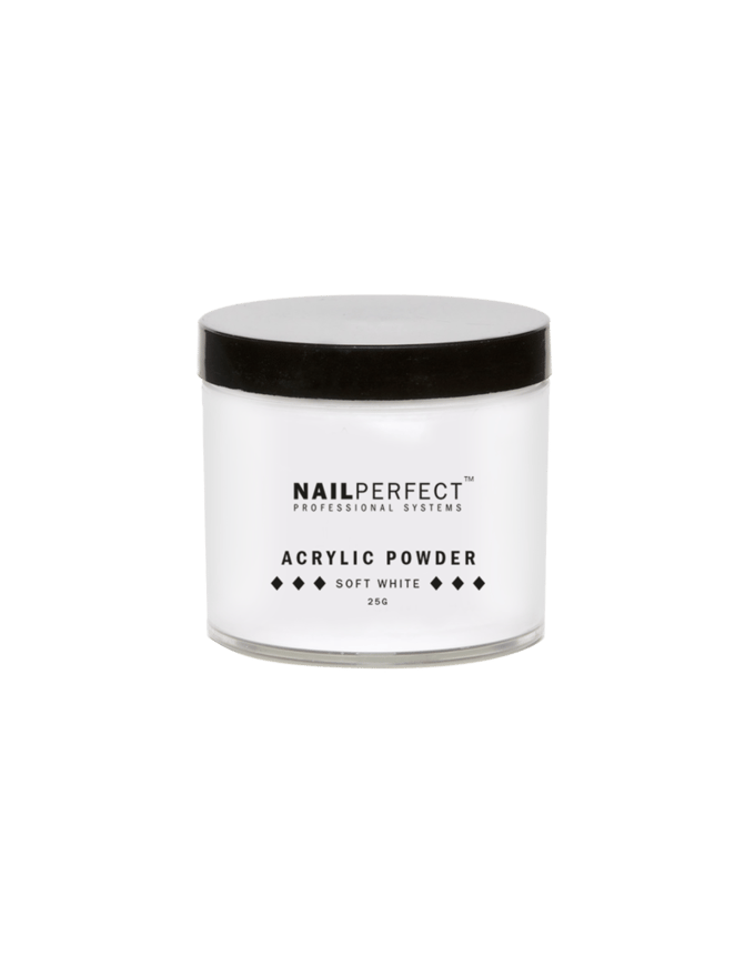 NailPerfect Acrylic Powder Soft White 25gr