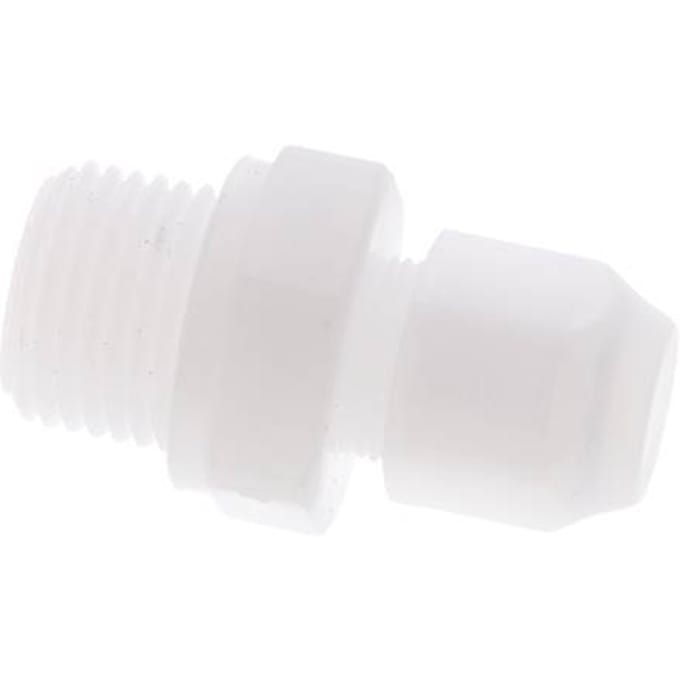 8x10mm & G1/2'' PP rechte slangkoppeling met buitendraad 10bar/145psi