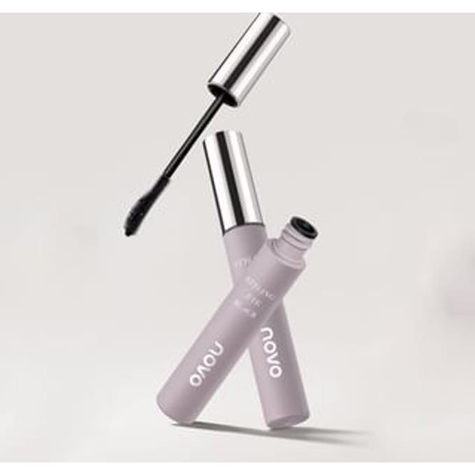 NOVO - Curling and Setting Mascara - 2 Colors 01# Black - 5g