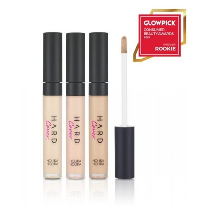 Holikahoika Hardcover Vloeibare Concealer 01 warm ivory black